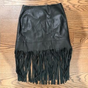 Fifteen Twenty Black Leather Outerwear